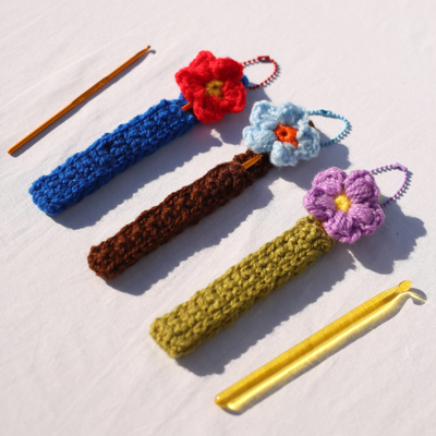 September Free Pattern: Crochet Hook Holder Keychain