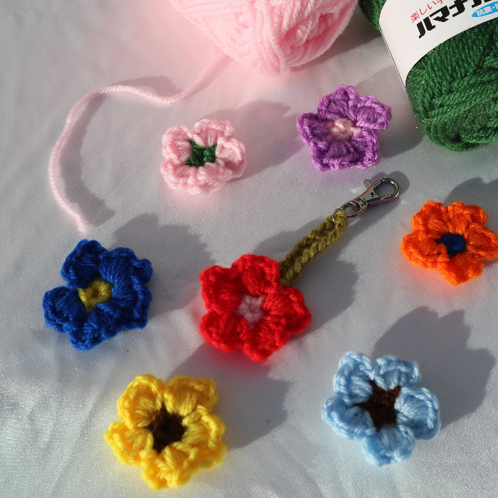 March Free Pattern: Puffy Flower Crochet Motif