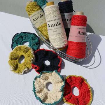 [Crochet Kit] Cotton Scrunchie - Annie Yarn - 0