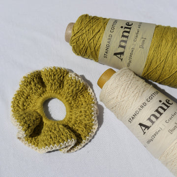 [Crochet Kit] Cotton Scrunchie - Annie Yarn