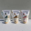 [Sashiko Kit] Wooden Bowl Pincushion - 3 Pattern Options-1
