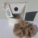 Double Ruffle Scrunchie Kit (Beige)