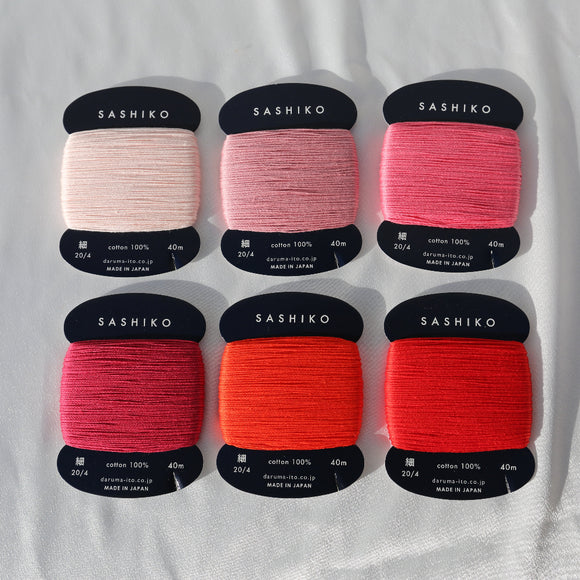 Sashiko Thread Card - Thin - Itoma Japanese Craft Studio