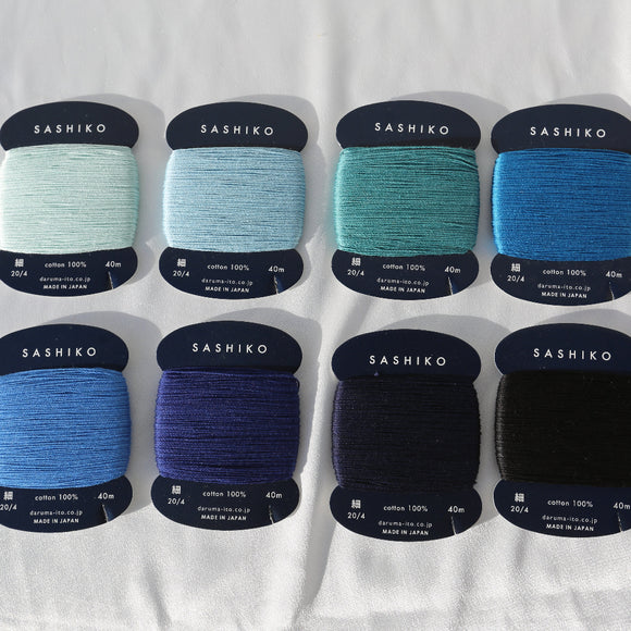 Sashiko Thread Card - Thin - Itoma Japanese Craft Studio