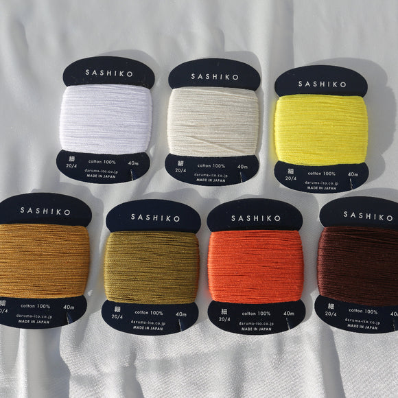 Sashiko Thread Card - Thin - Itoma Japanese Craft Studio