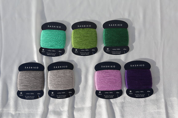 Sashiko Thread Card - Thin - Itoma Japanese Craft Studio