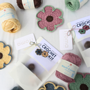 [Crochet Kit] Flower Coaster Set - Wash Cotton Yarn-8