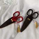 Small Scissors with Lacquered Handles (Shunuri)-3