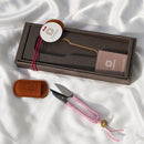 Shozaburo Thread Snips with Iga Silk Braid-2