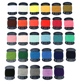 Carte de fils Sashiko - Fin : Lot de 29 couleurs unies - 0