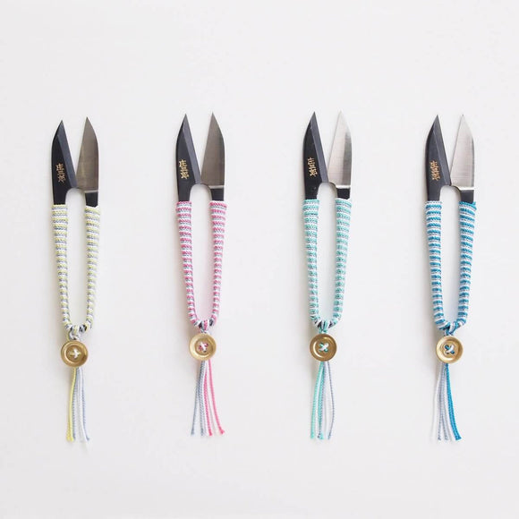 Shozaburo Thread Snips with Iga Silk Braid