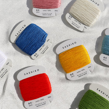 Sashiko Thread Card - Thick - Itoma Japanese Craft Studio