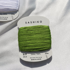 Buy spring-green Sashiko Thread Card - Thick