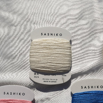 Sashiko Thread Card - Thick - Itoma Japanese Craft Studio