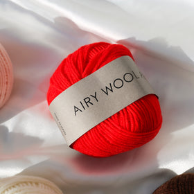 Buy scarlet Airy Wool Alpaca