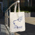 tote bag bird & wishes
