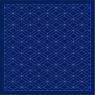 Acheter miebishi-tsunagi-navy Kit Torchon Sashiko DARUMA (Tissu Imprimé)