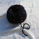 pompom navy x orange