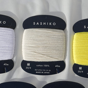 Sashiko Thread Card - Thin - Itoma Japanese Craft Studio