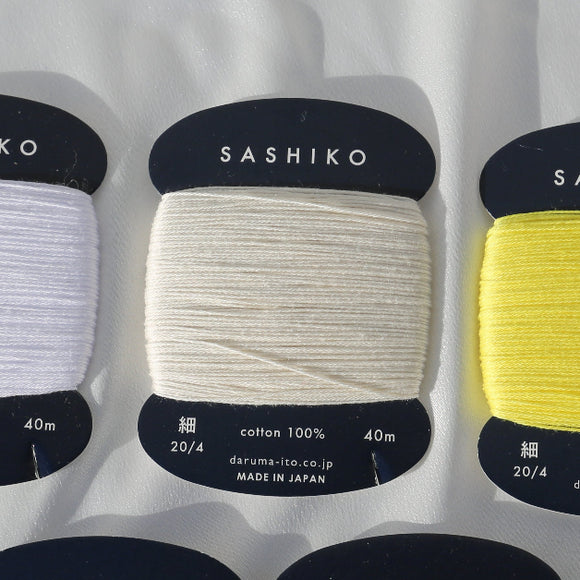 Sashiko Thread Card - Thin - Itoma Japanese Craft Studio