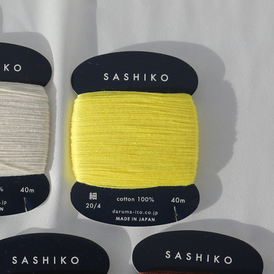 Sashiko Thread Card - Thin - Itoma Japanese Craft Studio