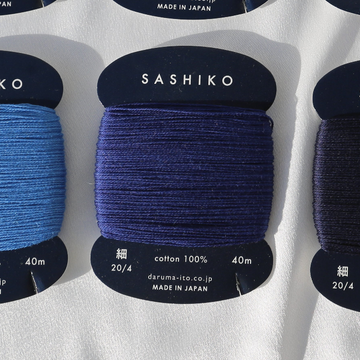 sashiko navy blue