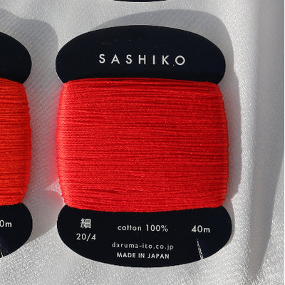 sashiko red