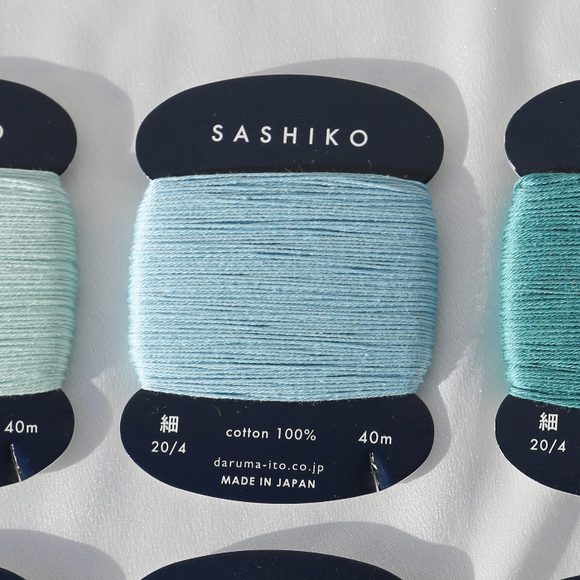 sashiko water blue