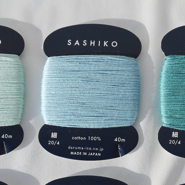 sashiko water blue
