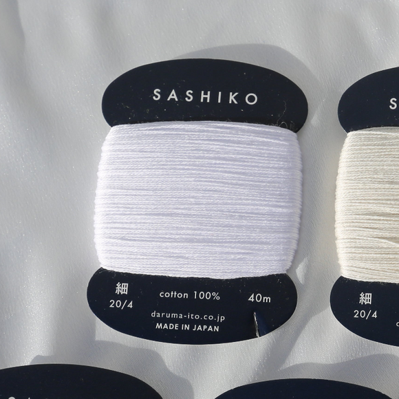 Sashiko Thread Card - Thin - Itoma Japanese Craft Studio