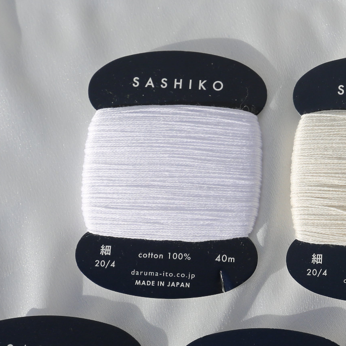 Sashiko Thread Card - Thin - Itoma Japanese Craft Studio